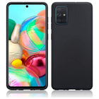 LBT Gel Skin Case for Samsung Galaxy A71 - Black-Fits phones with a screen size: 6.7 inches