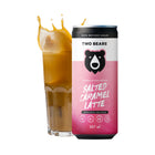 Two Bears Dairy Salted Caramel Latte - 207 mL - 6 Pack-Zero Refined Sugar: Naturally sweetened, full of flavour, without the sugar crash