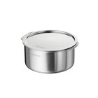 Tramontina Utsava Tri-Ply Clad Stainless Steel Covered Tope Patila-Celebrate Tradition: The tri-ply clad construction ensures even heating, perfect for traditional Indian and South Asian dishes