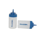 Razor Squeeze Bottle Set - 2 Pack-Use the bottle filled with water to loosen any food stuck on the grill, or clean off griddle