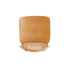 Manhattan Comfort Versailles 18.5" Industry Chic Round Back Dining Chair - Nature - Set of 2-30 Day Limited Manufacturer's Warranty