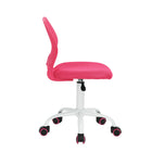 Homy Casa Teen Task Chair - Pink-Material: PP, Mesh, Metal