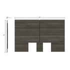 Nexera James Headboard - Full Size - Grey Oak-7