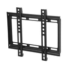 RCA Fixed TV Wall Mount - 13" to 37" - Black-Easy-to-assemble with lateral shift brackets to enable fast alignment, plus included safety screws for additional support
