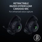 Razer Kraken V4 X Wired Gaming Headset with Retractable Razer -  HyperClear Cardioid Mic-7.1 surround sound: Realistic positional sound