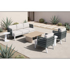Zuo Bridgehampton ArmChair - White-Dimensions: 31.5" L x 26.4" W x 31.9" H