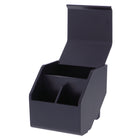 Bostitch Office Konnect Storage Bin with Removable Lid - 2 Modular Dividers - Black-Includes a removable lid to hide unsightly clutter