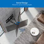 Mount-It! Heavy Duty Full Motion TV Wall Mount for 60 - 120" Screens-Product Dimensions: 3"-27.7" x 39.8" x 24.8"