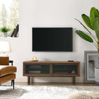 Modway Kurtis 47" TV Stand - Walnut-MDF and Particleboard