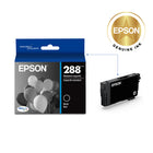 Epson T288 Ink Cartridge - Standard Capacity - Black-Worry-free handling - smudge, fade and water resistant prints 