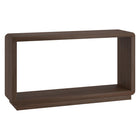 Hudson&Canal Lonni Rectangular Console Table - 55" W - Brown Oak-A modern take on a retro look for your living room, den, and more