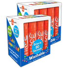 Kwik Stix Solid Tempera Paint Sticks - Orange - 12/Pack - 2 Pack-Individual coloured Kwik Stix for the ones you use the most!