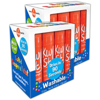 Kwik Stix Solid Tempera Paint Sticks - Orange - 12/Pack - 2 Pack-Individual coloured Kwik Stix for the ones you use the most!