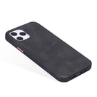 General Supply Goods + Co Vegan Leather Case for iPhone 12/12 Pro - Charcoal-Charcoal