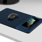 General Supply Goods + Co 10W Rolled Up Mouse Pad Wireless Charger - Blue-Charging Frequency: 110-148 KHz
