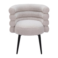 Zuo Grena Dining Chair - Misty Grey-Armrest support