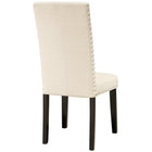Modway Parcel Dining Upholstered Fabric Side Chair - Beige-Contemporary Dining Chair
