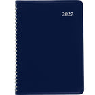 Staples 2027 Monthly Planner - 7-1/2" H x 9" W - Assorted - Bilingual-Assorted cover colours (colour choice not available)