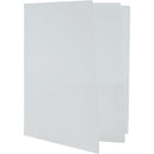 JAM Paper Heavy Duty Plastic Multi-Pocket Folders - 4 Pocket Organizer - Clear - 2 Pack-Colour: Clear