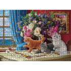 Eurographics Puzzling Cats Puzzle - 1000 Pieces-European blue board