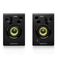 Hercules DJMonitor 32 Active Monitoring Speakers-Active monitoring speakers: perfect for getting started as a casual DJ