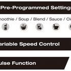 Salton Professional Grade Power Blender - 2 L - Buttercream - Crush: powerful 2 hp motor crushes ice into snow in seconds. perfect for frozen drinks, snow cones and slushies! 