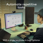 Logitech MX Keys S Combo for Mac - Wireless Keyboard & Mouse with Palm Rest, Backlit Keyboard, Fast Scroll - Space Grey-Smarter Illumination: Backlit keyboard keys light up the moment your hands approach this wireless keyboard for Mac, have more control of backlighting duration and brightness on Logi Options+