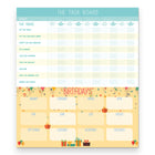 Blueline 2025-2026 Fridgeplanner Magnetic Calendar - 14" x 13-1/2" - English-Magnetized and reinforced backer