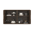 Manhattan Comfort Rivington 60" Modern 4-Door Sideboard - Walnut-10