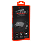 Helix 3-in-1 USB-C Adapter with USB-A and HDMI-High Speed USB 3.0 Data Transfer
