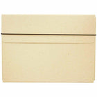 JAM Paper Thin Portfolio File Carrying Case with Elastic - 9 1/4 x 1/2 x 12 1/2 - Natural Kraft-Natural Kraft Portfolio Carrying Case