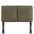 Modway Lindee Boucle Fabric Twin Headboard - Sage-7 Mounting Positions