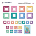 Connetix Pastel Portal Pack - 48 Pieces-Recommended for and enjoyed by builders ages 3-100
