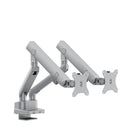 Uplite 17" to 35" Fully Adjustable Dual Monitor Mount - Sliver-Arm Full Extension: 18.4"/46.7cm