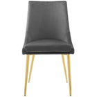 Modway Viscount Modern Accent Performance Velvet Dining Chair - Grey-Assembly Required
