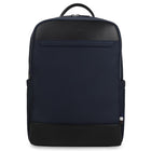 Bugatti Hudson Business Backpack for Laptops up to 15.6" - Navy-Made of polyester with vegan leather trims 