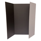 Royal Brites Tri-Fold Display Board - 36" H x 48" W - Black/White-Made from durable corrugate
