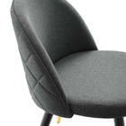 Modway Cordial Dining Chairs - Grey - 2 Pack-9