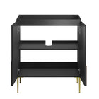 Modway Alchemist 30" Bathroom Vanity Cabinet - Black/Gold-MDF Construction
