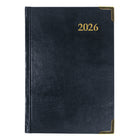 Brownline 2026 Executive Daily Planner - 7-1/8" x 4-7/8" - Assorted Colours - Trilingual-Sewn binding with bonded leather cover
