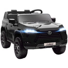 Qaba 12V Licensed Lexus GX550 Electric Car with 2-Seater - Black-Officially licensed Lexus GX550 offers a realistic and luxurious driving experience 