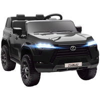 Qaba 12V Licensed Lexus GX550 Electric Car with 2-Seater - Black-Officially licensed Lexus GX550 offers a realistic and luxurious driving experience 
