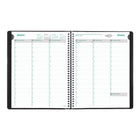 Brownline 2027 EcoLogix Weekly Planner with Twin-Wire Binding - 11" x 8-1/2" - Assorted Colours-Ruled space for Sunday