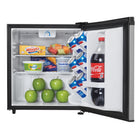 Danby 1.6 cu. ft. Compact Fridge - Stainless Steel-Automatic defrost system