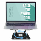Uncaged Ergonomics RISE Swivel Adjustable Laptop Stand Office Bundle - White - 4 Pack-Flexibility in positioning of a laptop helps avoid glare on the screen and enhances the experience of working collaboratively.