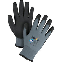 Zenith Safety Zx-30-degrees Premium Palm Coated Gloves, 2X-Large/11, Pvc Coating, 15 Gauge, Nylon Shell - 12 Pack-Coating PVC