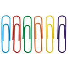 JAM Paper Colourful Jumbo Paper Clips - Large 2" - Rainbow Assortment - 75/Pack - 6 Packs-Quantity: 75 Clips of each Colour, 450 Clips in Total