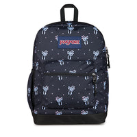 Jansport Crosstown Plus Backpack - 26 L - Pastel Petals Black-Main compartment with zipper closure