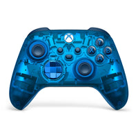 Xbox Wireless Controller – Sky Cipher Special Edition for Xbox Series X/S, Xbox One and Windows Devices - Sky Cipher-Reveal the mysteries within the Sky Cipher Special Edition controller, featuring a transparent blue design, silver interior, metallic features, and more
