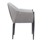 Zuo Andover Dining Chair - Slate Grey - Set of 2-3 year limited warranty